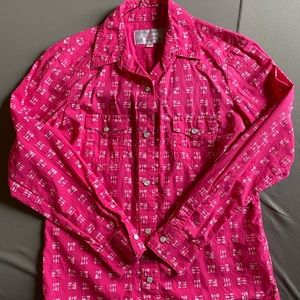 Panhandle girls button down long sleeve with snaps